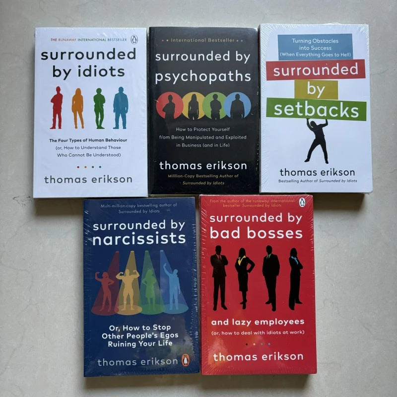 5 Books Set By Thomas Erikson Surrounded by Idiots