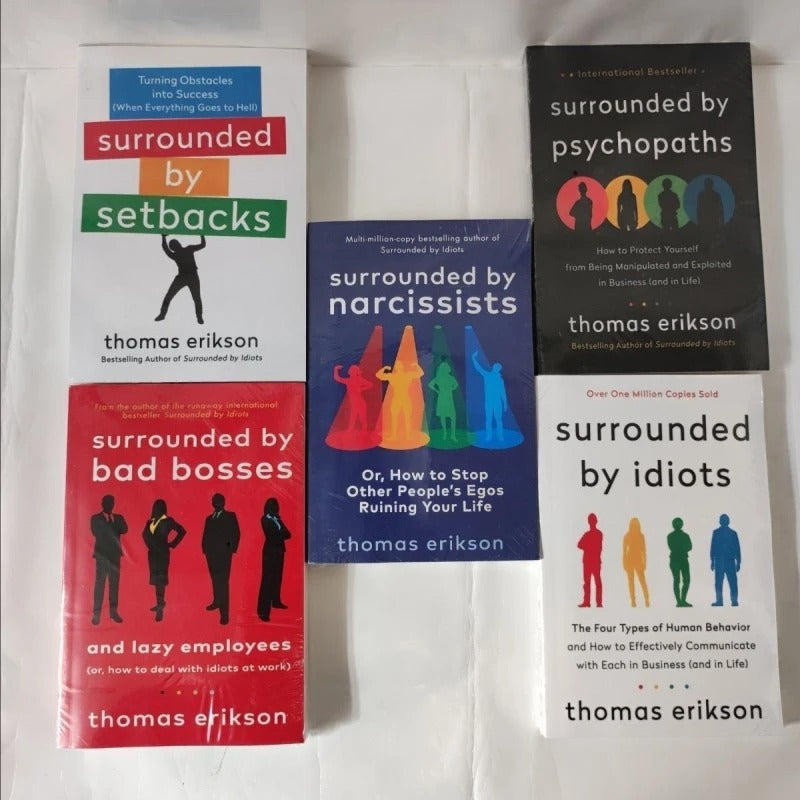 5 Books Set By Thomas Erikson Surrounded by Idiots