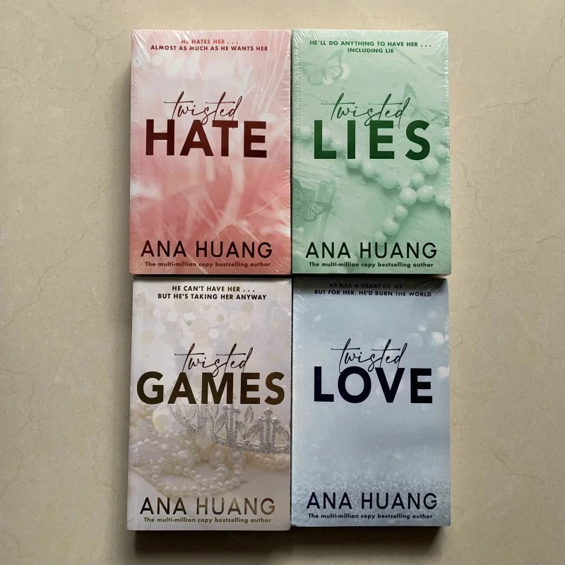 4 Books Twisted Series by Ana [Twisted Love; Twisted Games; Twisted Hate and Twisted Lies]